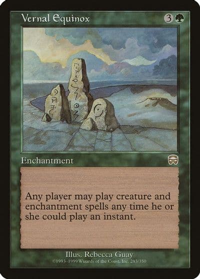 Vernal Equinox Mercadian Masques Magic card