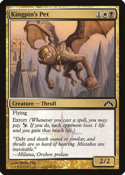 Kingpins Pet Gatecrash Magic card