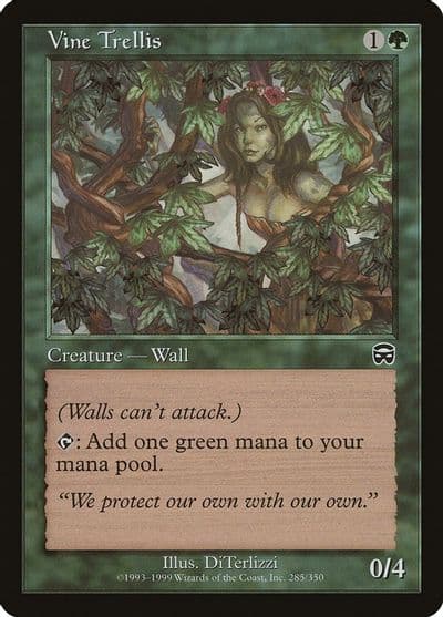Vine Trellis Mercadian Masques Magic card