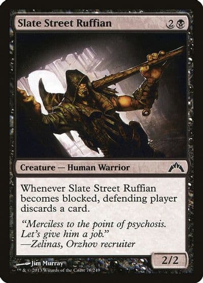 Slate Street Ruffian Gatecrash Magic card