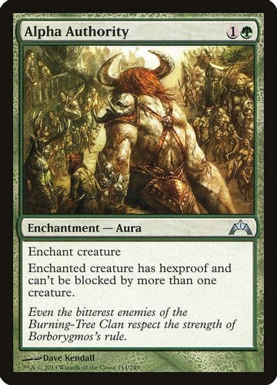 Alpha Authority Gatecrash Magic card
