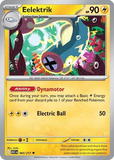 Eelektrik ME: Ascended Heroes Pokemon card
