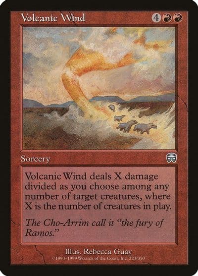 Volcanic Wind Mercadian Masques Magic card