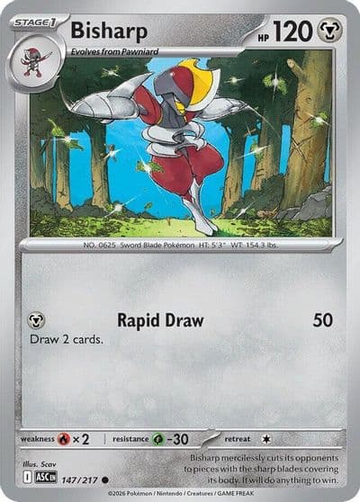 Bisharp ME: Ascended Heroes Pokemon card