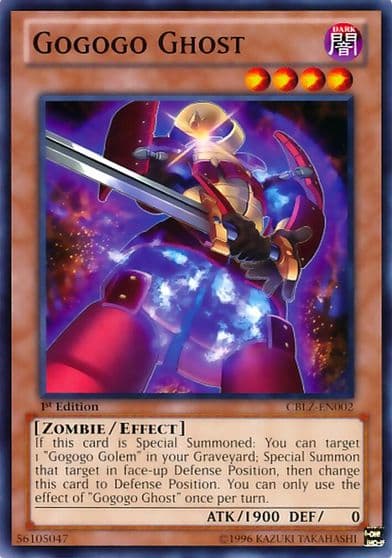 Gogogo Ghost Cosmo Blazer Yu-Gi-Oh! card