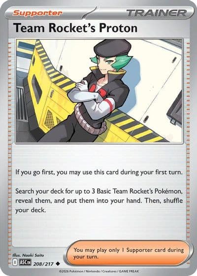 Team Rocket's Proton ME: Ascended Heroes Pokemon card