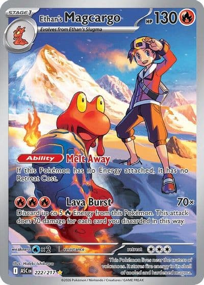 Ethan's Magcargo ME: Ascended Heroes Pokemon card