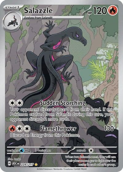 Salazzle ME: Ascended Heroes Pokemon card