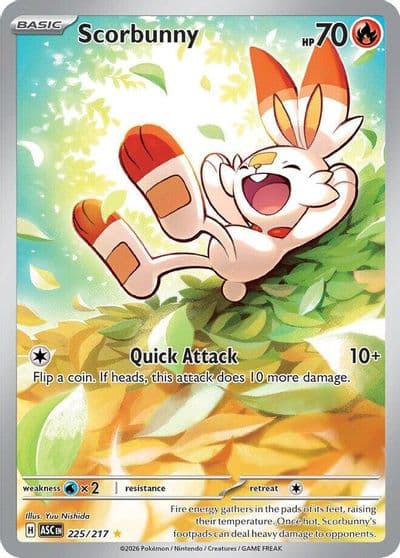 Scorbunny ME: Ascended Heroes Pokemon card