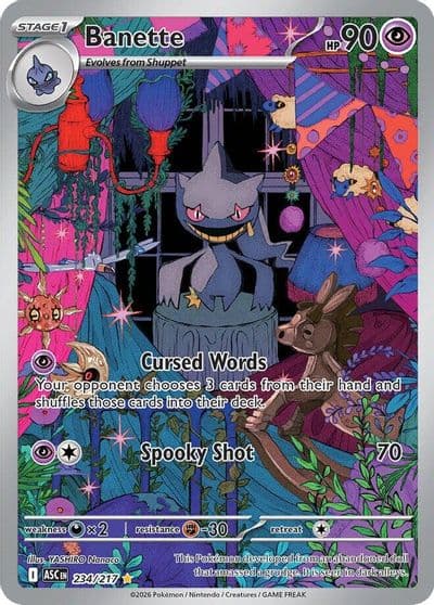 Banette ME: Ascended Heroes Pokemon card