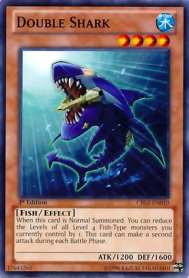 Double Shark Cosmo Blazer Yu-Gi-Oh! card