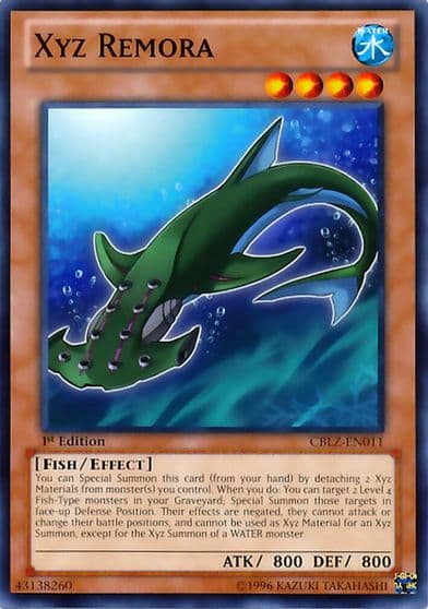 Xyz Remora Cosmo Blazer Yu-Gi-Oh! card