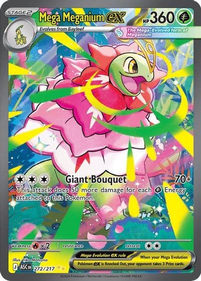 Mega Meganium ex ME: Ascended Heroes Pokemon card