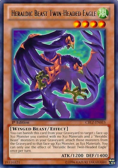 Heraldic Beast Twin Headed Eagle Cosmo Blazer Yu-Gi-Oh! card