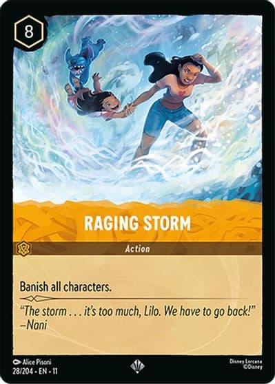 Raging Storm Winterspell Lorcana card