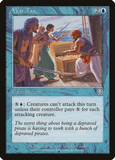 War Tax Mercadian Masques Magic card