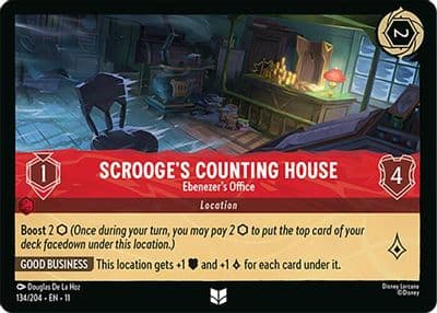 Scrooges Counting House Ebenezers Office Winterspell Lorcana card