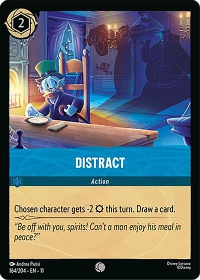 Distract Winterspell Lorcana card