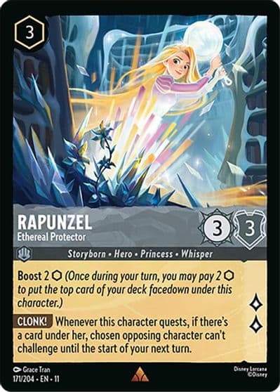 Rapunzel Ethereal Protector Winterspell Lorcana card