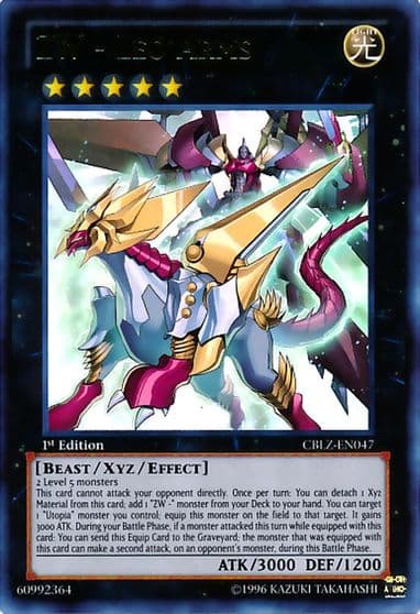 ZW Leo Arms Cosmo Blazer Yu-Gi-Oh! card