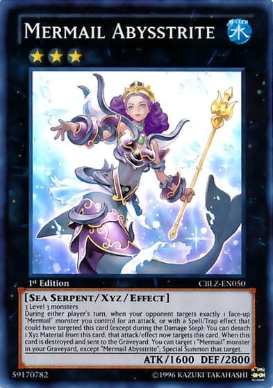 Mermail Abysstrite Cosmo Blazer Yu-Gi-Oh! card