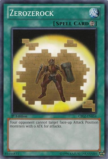 Zerozerock Cosmo Blazer Yu-Gi-Oh! card