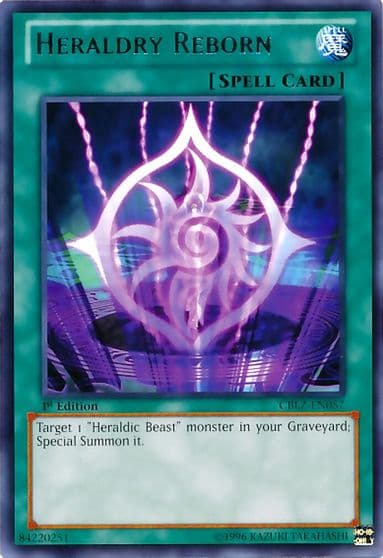 Heraldry Reborn Cosmo Blazer Yu-Gi-Oh! card