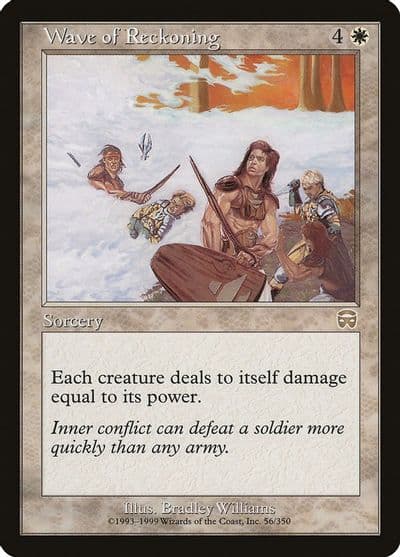 Wave of Reckoning Mercadian Masques Magic card
