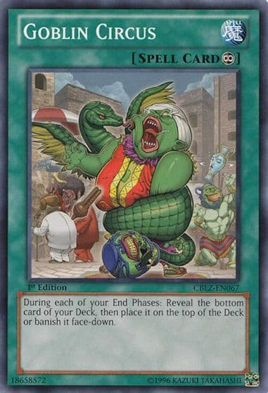 Goblin Circus Cosmo Blazer Yu-Gi-Oh! card