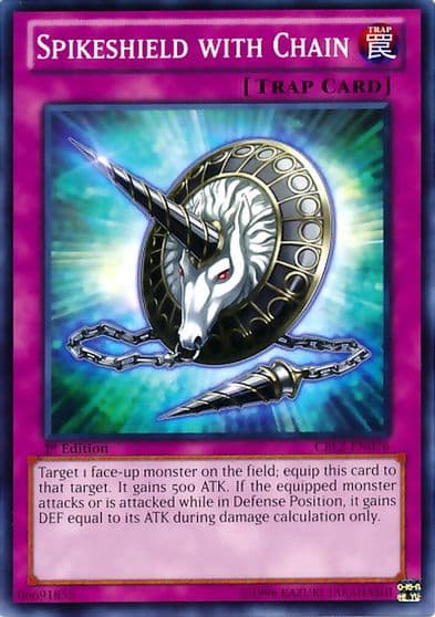 Spikeshield with Chain Cosmo Blazer Yu-Gi-Oh! card