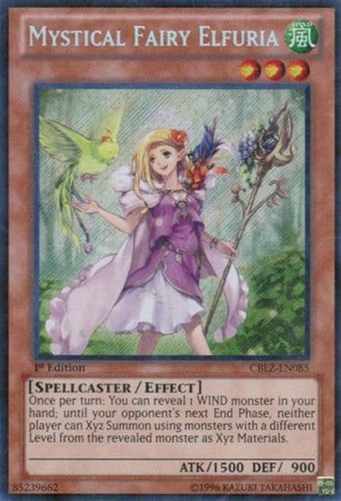 Mystical Fairy Elfuria Cosmo Blazer Yu-Gi-Oh! card