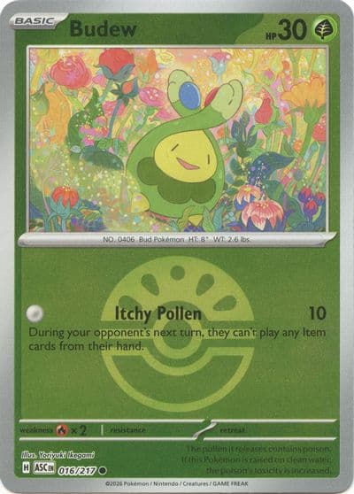 Budew (Friend Ball) ME: Ascended Heroes Pokemon card