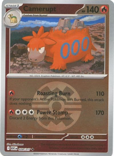 Camerupt (Quick Ball) ME: Ascended Heroes Pokemon card