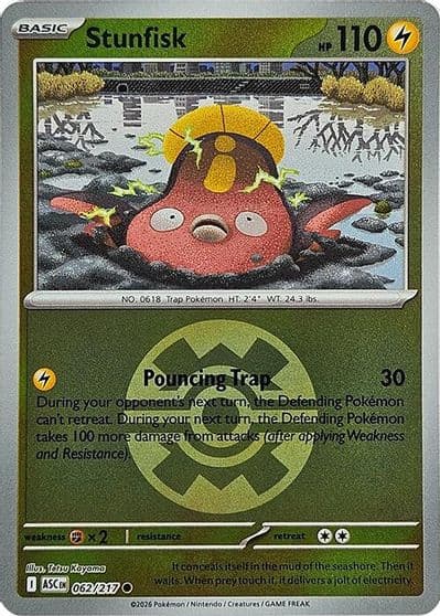 Stunfisk (Quick Ball) ME: Ascended Heroes Pokemon card