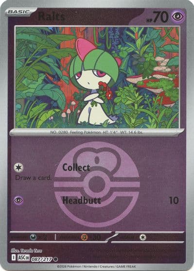 Ralts (Love Ball) ME: Ascended Heroes Pokemon card