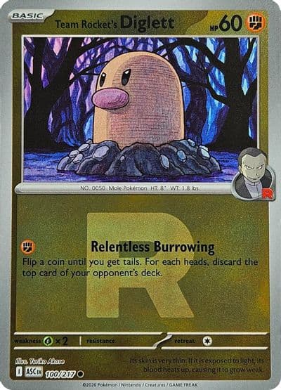 Team Rocket's Diglett (Team Rocket) ME: Ascended Heroes Pokemon card