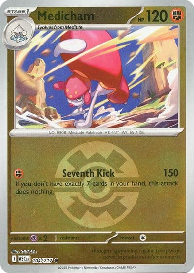 Medicham (Quick Ball) ME: Ascended Heroes Pokemon card