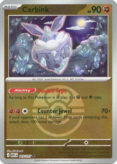 Carbink (Love Ball) ME: Ascended Heroes Pokemon card
