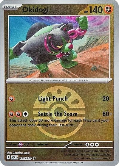 Okidogi (Friend Ball) ME: Ascended Heroes Pokemon card