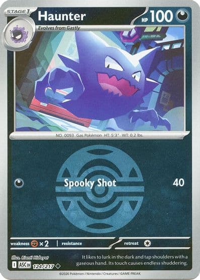 Haunter (Dusk Ball) ME: Ascended Heroes Pokemon card
