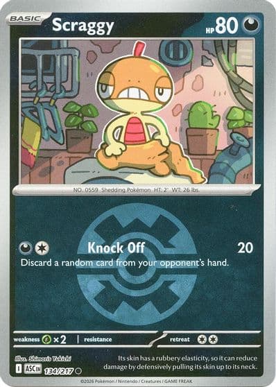 Scraggy (Quick Ball) ME: Ascended Heroes Pokemon card