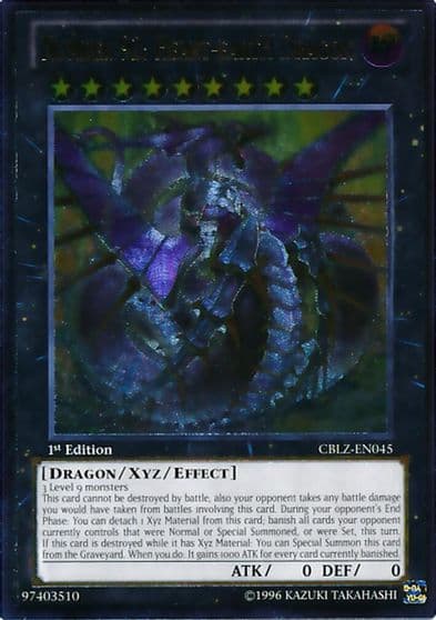 Number 92 Heart eartH Dragon UTR Cosmo Blazer Yu-Gi-Oh! card