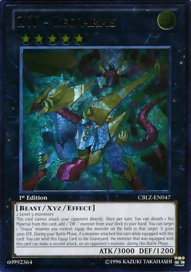 ZW Leo Arms UTR Cosmo Blazer Yu-Gi-Oh! card