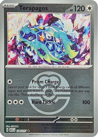 Terapagos (Love Ball) ME: Ascended Heroes Pokemon card