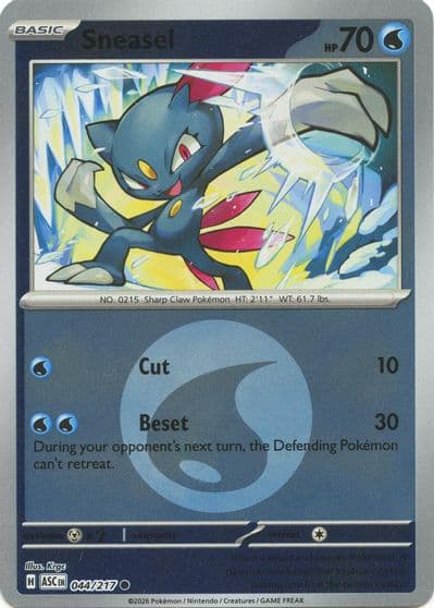Sneasel (Energy Symbol Pattern) ME: Ascended Heroes Pokemon card