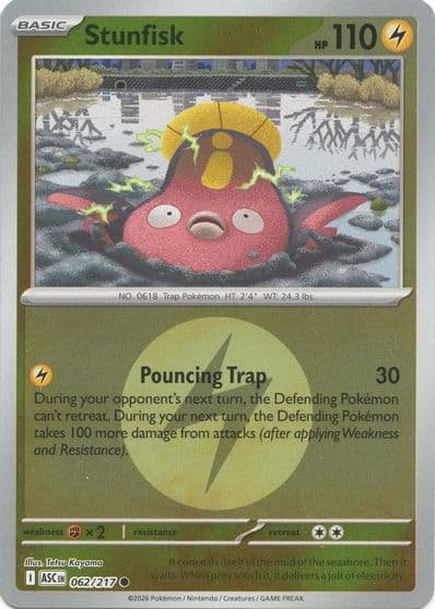 Stunfisk (Energy Symbol Pattern) ME: Ascended Heroes Pokemon card