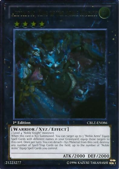 Artorigus King of the Noble Knights UTR Cosmo Blazer Yu-Gi-Oh! card