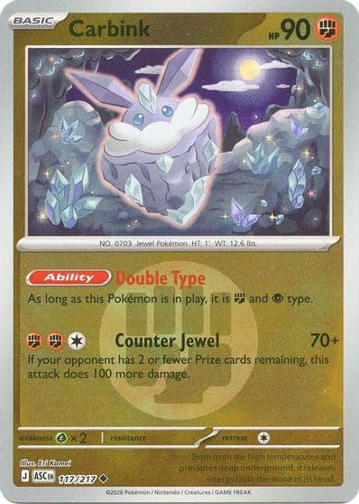 Carbink (Energy Symbol Pattern) ME: Ascended Heroes Pokemon card