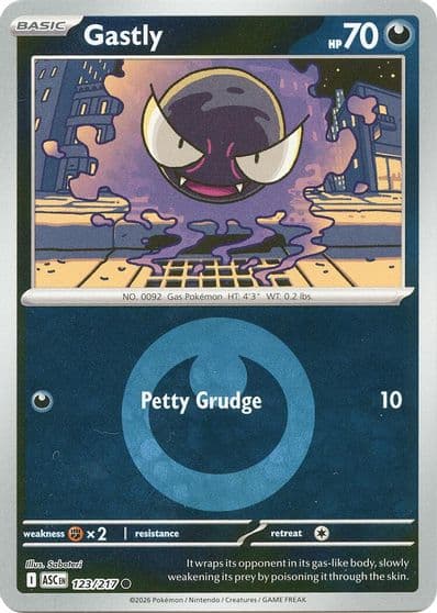 Gastly (Energy Symbol Pattern) ME: Ascended Heroes Pokemon card