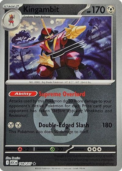 Kingambit (Energy Symbol Pattern) ME: Ascended Heroes Pokemon card